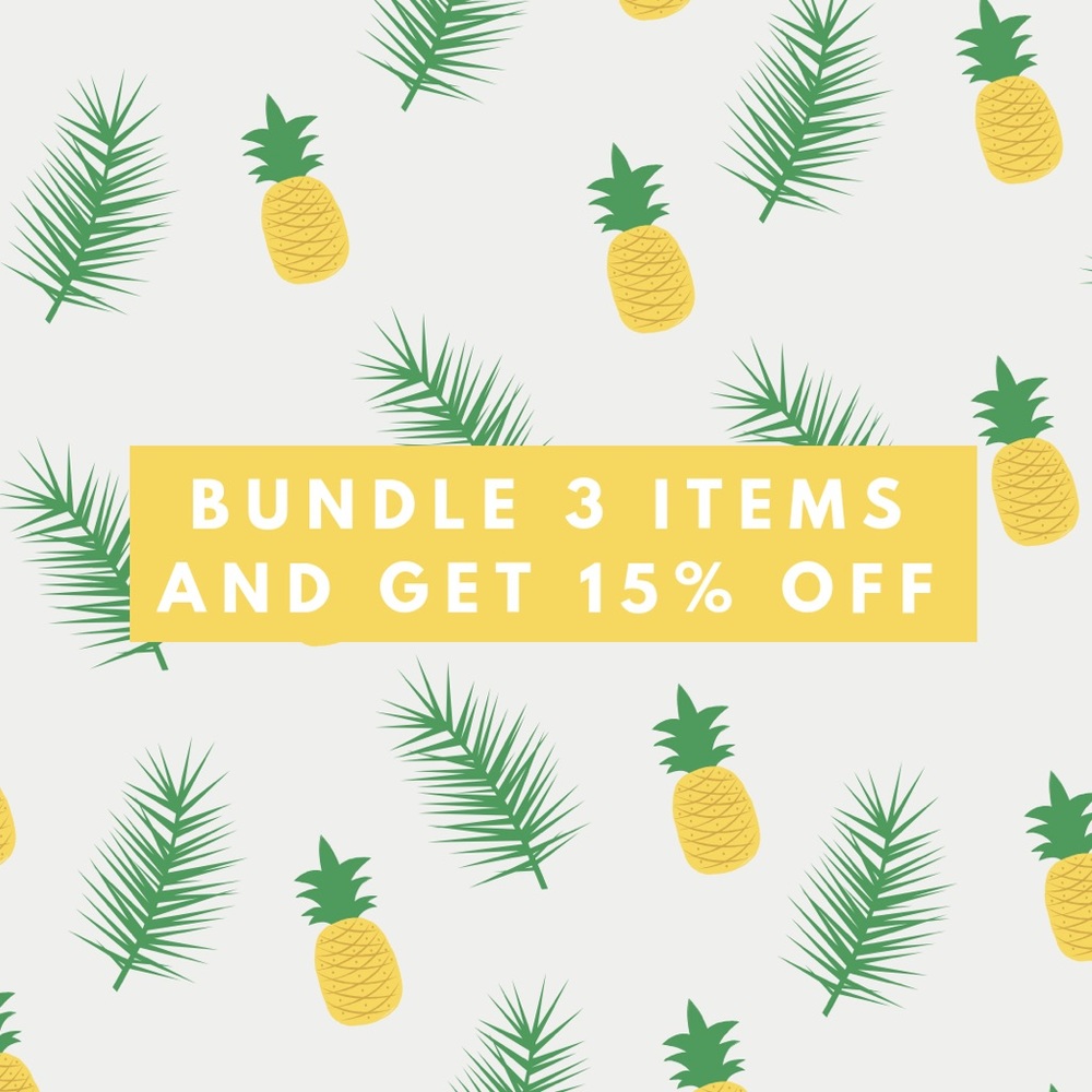 🍍 Bundle your items 🍍